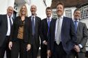 Robert Jones, Louise Bland, Kevin Wilsher, Guy Longhurst, Seamus Clifford and Philip Roberts, part of the team at Ellison Solicitors in Colchester.