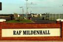 The Main Gate at RAF Mildenhall