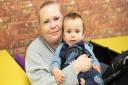 A popular Ipswich shop has joined a network of warm banks across the county to help support those struggling in the winter months. Emma with son Caleb.