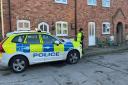 Police at the scene of the incident in Leiston last year