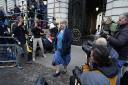 Therese Coffey arrives in Downing Street to be told she is no longer Deputy Prime Minister