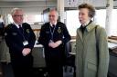 As part of her two-day tour of Suffolk, Her Royal Highness Princess Anne visited the Felixstowe National Coastwatch Institution (NCI), of which she is a patron and 'committed and enthusiastic supporter'. Credit: RIchard Jackson & Steve Payne