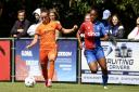 Sophie Peskett in action for Ipswich Town Women against Crystal Palace