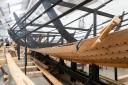 The backbone of the longship has been completed after a nine-month delay