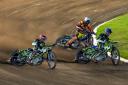 Danny King (red helmet) and Keynan Rew (blue) both played key roles in Ipswich Witches' narrow defeat at Sheffield Tigers.