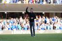 Ipswich Town boss Kieran McKenna salutes the fans after Saturday's thrilling win