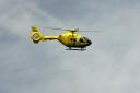 The air ambulance has been called to Bildeston near Hadleigh