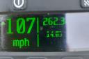 Driver caught speeding at 107mph on the A14