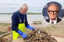 Bill Pinney will row out to collect some oysters from Orford Ness for the lunchtime service in tonight's show featuring Bill Nighy