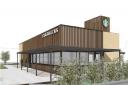 A new Starbucks with drive-thru and parking will be built at Weavers Meadow on Ipswich Road in Hadleigh, Supplied