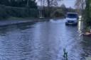 Roads across Suffolk remain flooded this morning