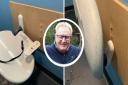 Kevin Webster, Aldeburgh mayor, has hit out at vandals after a number of costly incidents in the King's Field public toilet