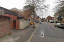 The offices and car parking area at 12 Looms Lane, in Bury St Edmunds, could be transformed into seven homes
