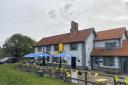 The incident happened on the Diss side of The Three Horseshoes pub in Billingford along the A143