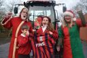 Santa - or Farmer Christmas - has revealed he is an Ipswich Town fan
