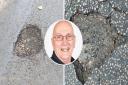 Mildenhall councillor Andy Neal has hit out at the state of the county's roads as new data shows pothole reports more than doubled in one year