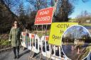 Melanie Soanes, chair of the Moreton Hall Residents Association, said work to reopen Compiegne Way that has been closed since New Years Eve is 'not good enough'
