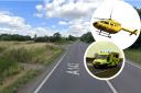 Emergency services were called to a crash in Palgrave last night
