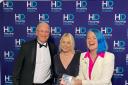 Accepting the award for Hopestead Place were chief executives, from left,  John Evans from New Meaning Foundation, Marie-Claire Delbrouque from Hopestead and Claire Staddon from Emmaus Suffolk.