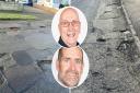 Cllr Andy Neal and Cllr Richard Alecock have slammed Trinity Avenue in Mildenhall and called for resurfacing work to be carried out