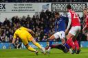 Wes Burns puts Ipswich Town 3-1 ahead against Rotherham United.