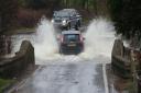 Low-lying roads and river paths are set to flood as wet weather is forecast for Suffolk