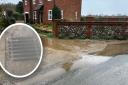 Richard Elliott and Sebastian Brunt from South Creake have both been affected by flooding causing a knock-on effect on the sewage system and blocked drains on Back Street.