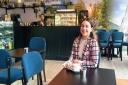Lana Drozdova, manager, inside the new Eagle's Coffee Bar in Norwich Picture: Denise Bradley