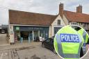A man was threatened with a hammer outside a Co-op in Long Melford