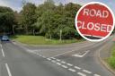 A busy road in Kesgrave will be closed for pothole repairs