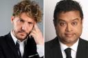 Seann Walsh and Paul Sinha are performing in Woodbridge this spring