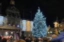 Christmas lights were turned on in Ipswich this week