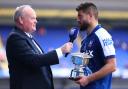 Sam Morsy was presented with the award after Ipswich Town's 1-1 draw with Middlesbrough
