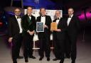 Left to right: Mike Scott, Richard Turvill (Swiss Camplings - sponsor), John Potter, Marc Jones, Nathan Moore
