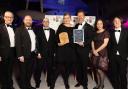 Left to right: Martin Dupée (sponsor), John Wyer, Stephen Fletcher, Mary Sparrow, Simon Sparrow, Lisa Vincent, Josh Collins