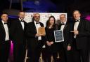 Left to right: Richard Turner (sponsor), Nathan Moore , Mike Scott, Jo Nicholls (sponsor),  Marc Jones, John Potter