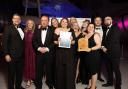 Left to right: Gareth Hatton (sponsor), Lissy Caswell, Nick May, Vicky May, Gemma Jacobs, Louise Butler, Shaz Burwood, Jeanie Vowels, Helen Egner, Stuart Barker, Ben Smith