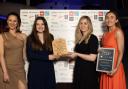 Left to right: Georgie Oglivie (sponsor), Sophie Coles, Natalie Douglas, Lydia Bentley