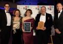 Left to right: Matt Miles, Rebecca Thornton, Melanie Miles, Andrew Thornton, Dr Anthony Leonard (sponsor)