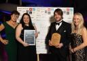 Left to right: Jackie Chater, Jolene Clark (sponsor), Ross Troup, Miranda Courteen