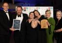 Left to right: Scott Goodfellow (sponsor), Nick May, Helen Egner, Gemma Jacobs, Maria Aldridge, Shaz Burwood