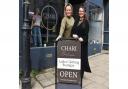 Nicky Frosdick and Hollie Elliston ahead of the re-opening of Chari Boutique on the High Street in Lowestoft.