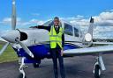 Ben Rourke gets his commercial pilot’s licence