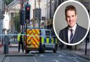 Ipswich MP Tom Hunt has given his reaction to a stabbing in Ipswich town centre