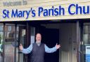Reverend Donald Smith outside his church in Essex