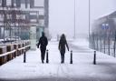 Snowy conditions at the Ipswich Waterfront last winter. But will it snow in Suffolk on Christmas day?