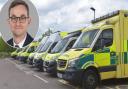 Tom Abell (inset) has been appointed chief executive of the East of England Ambulance Service