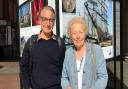 Stuart and Pat Grimwade, who have produced the Celebrating Maritime Ipswich exhibition on the Cornhill