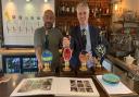MP for South Suffolk James Cartlidge visited Damon Jeffery at The Freston Boot