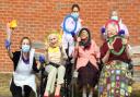 Mills Meadow residents in Framlingham celebrate the Tokyo Olympics